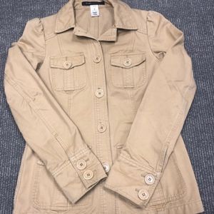 Marc by Marc Jacobs tan military style jacket